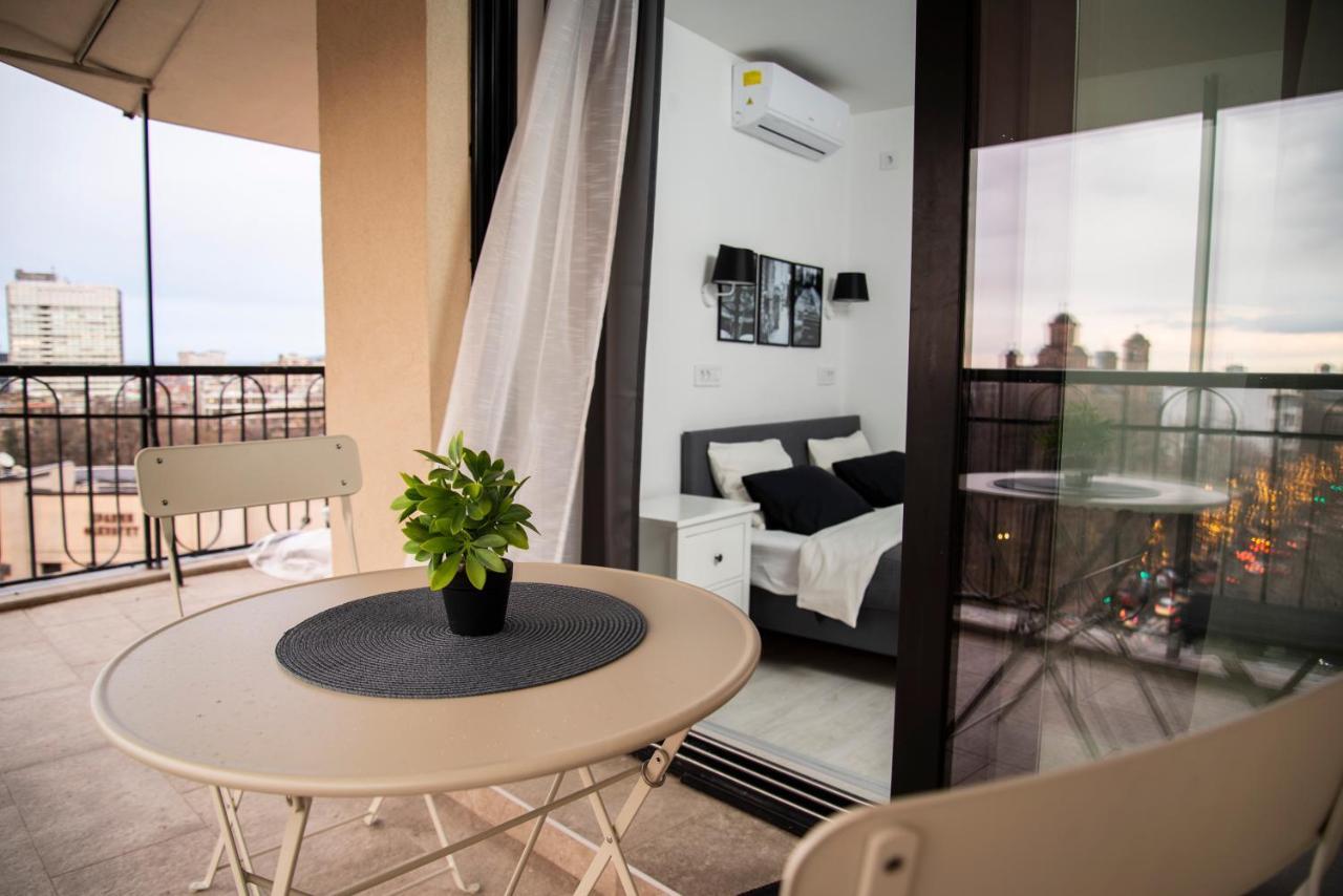 Rooftop Terrace Apartman Belgrád Kültér fotó