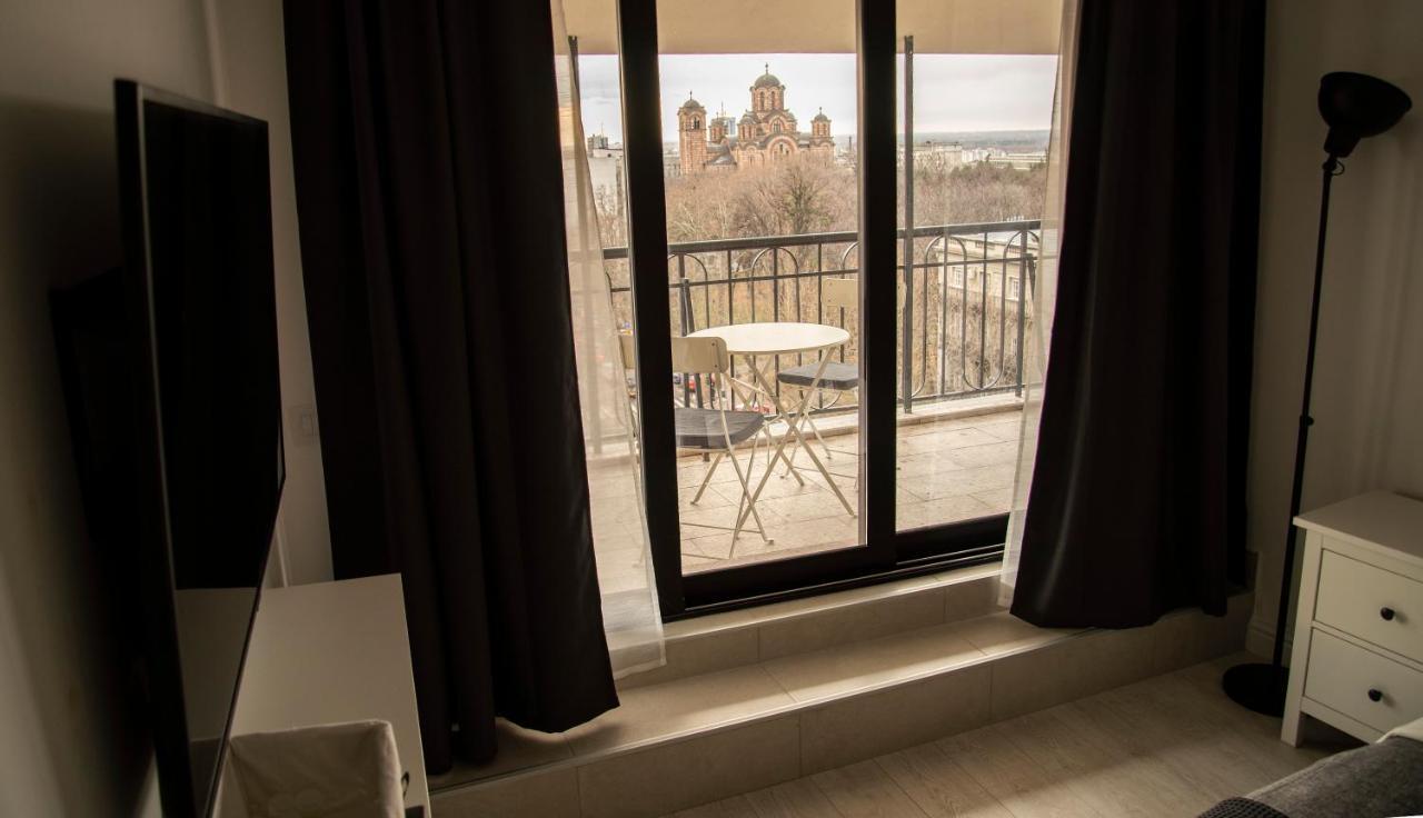 Rooftop Terrace Apartman Belgrád Kültér fotó