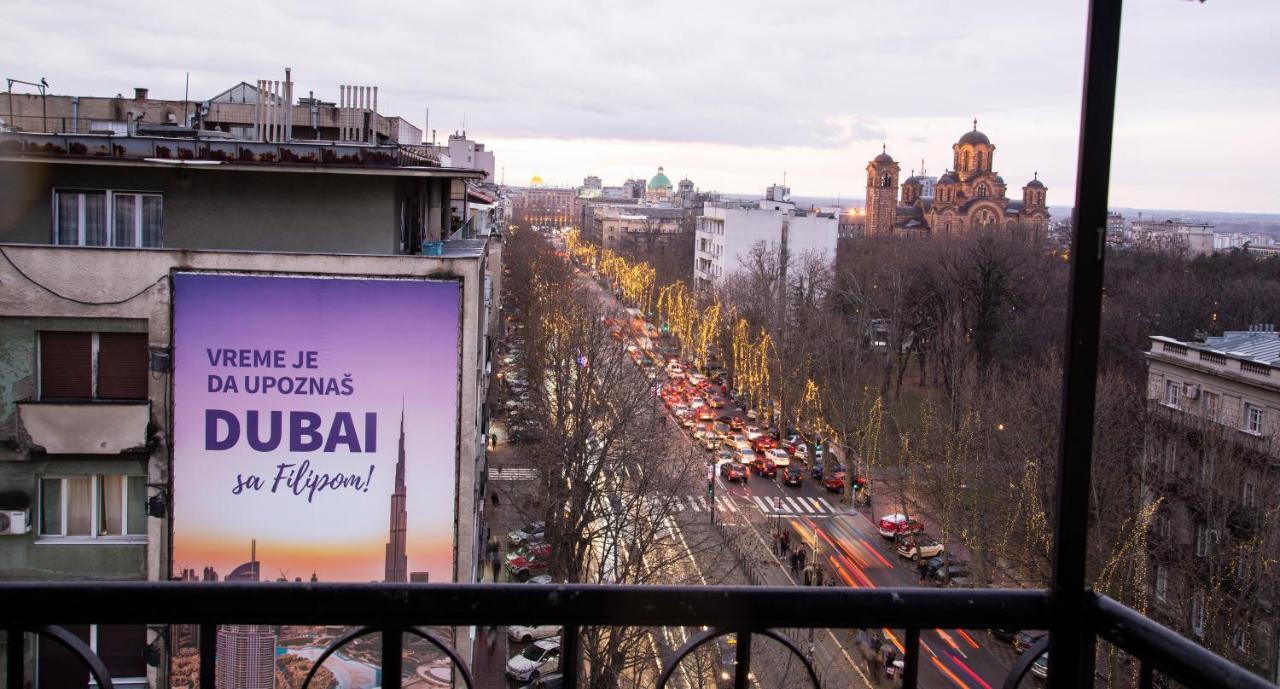 Rooftop Terrace Apartman Belgrád Kültér fotó
