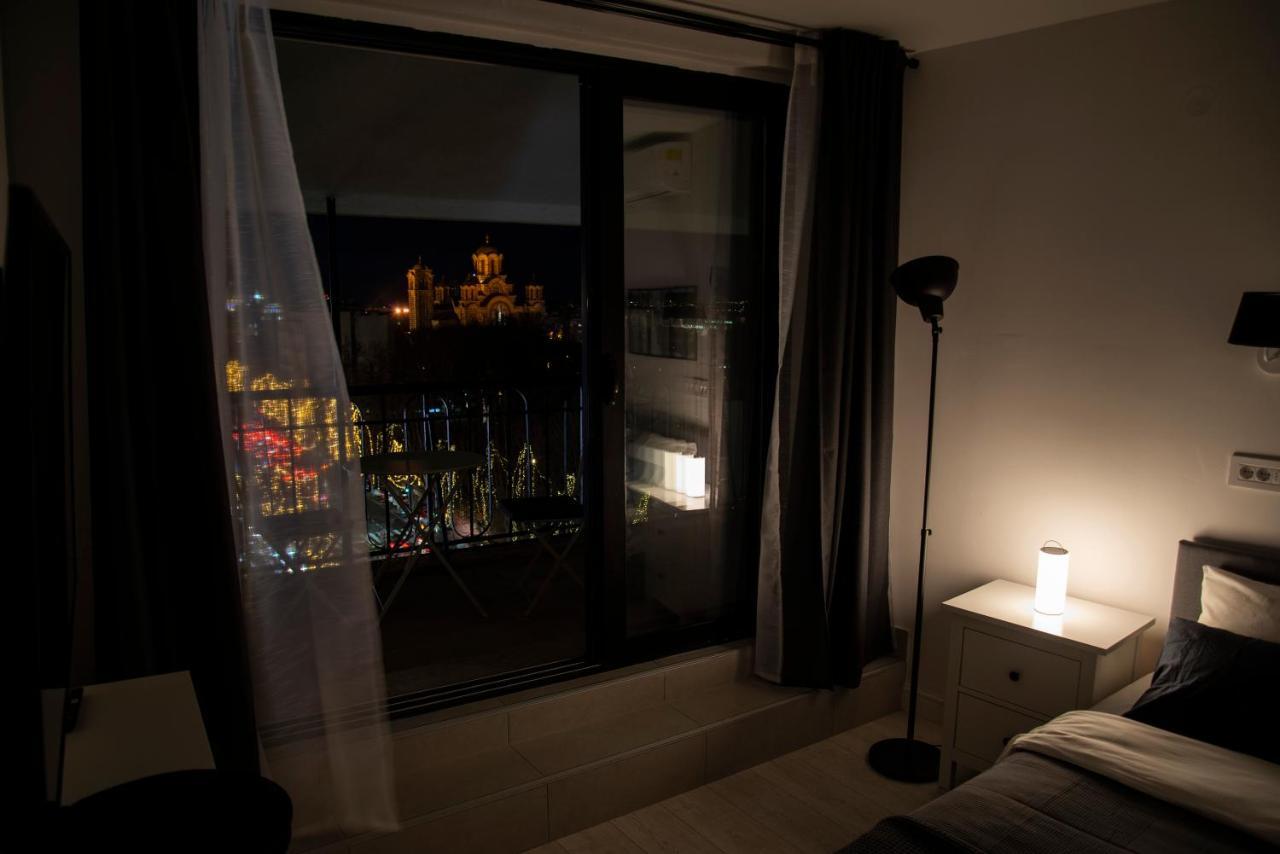 Rooftop Terrace Apartman Belgrád Kültér fotó